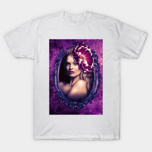 Rich Purple and Pink Beautiful Girls Artwork Trending Art T-Shirt